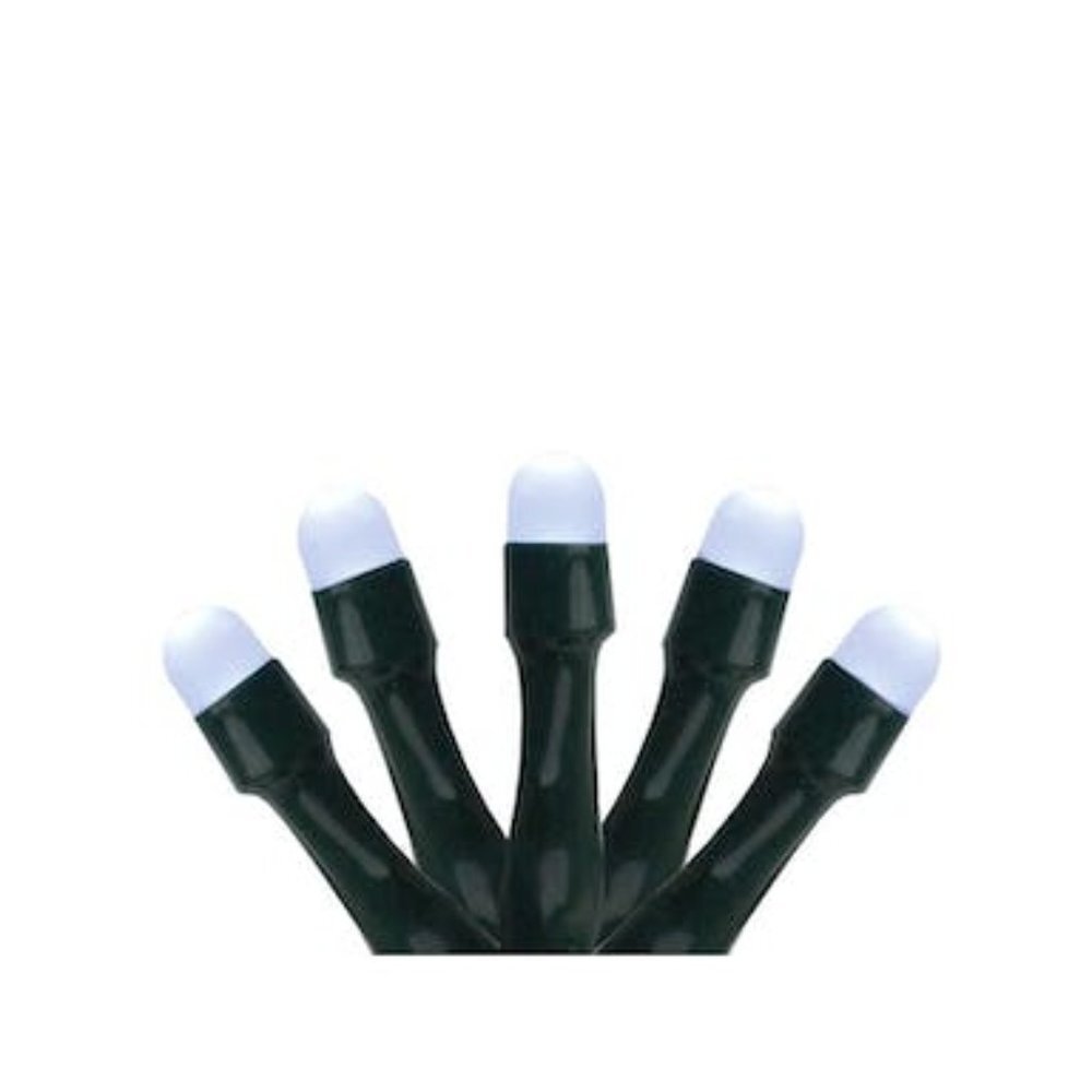 Product Works 15 Battery Operated White LED Micro Rice Lights - 6 Ft Green